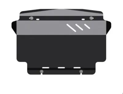 Защита картера Audi A6 Allroad (4B; C5) (2000-2006) V-2,7; 4,2; 2,5d /Skoda Superb (2002-2008) V-1,8; 2,0; 2,8; 1,9D; 2,0D;2,5D (сталь 2,0 мм) (Шериф)
