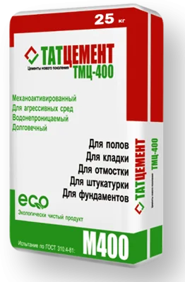 Цемент ТМЦ-400 ТАТЦЕМЕНТ 25кг