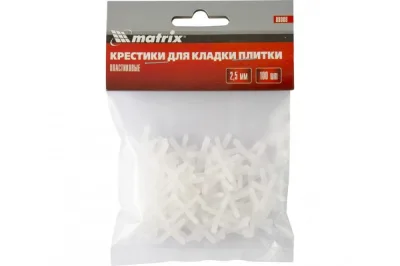 Крестики 2,5 мм д/плитки (100 шт) MATRIX 88088