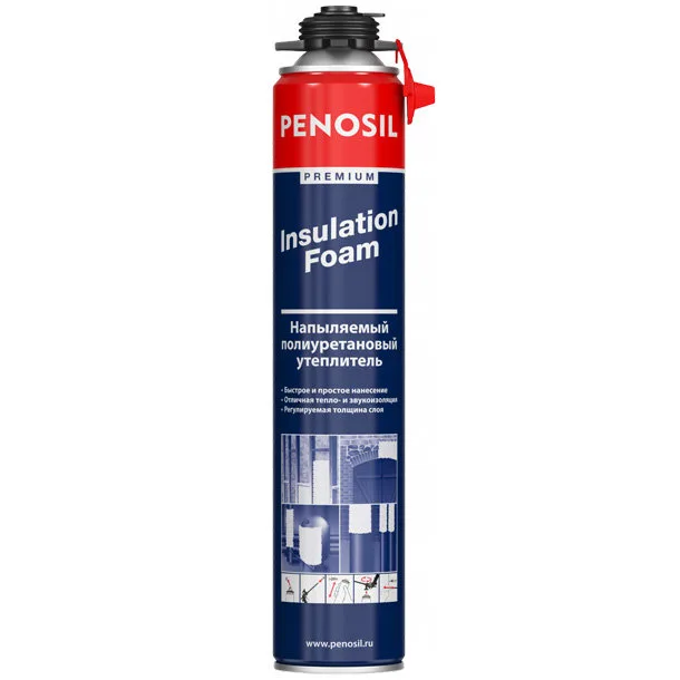 Утеплитель полиуретановый PENOSIL Primuim Insulation Foam 890мл A4924