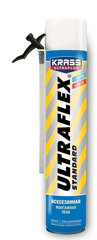 Пена монтажная ULTRAFLEX всесезонная 650 мл