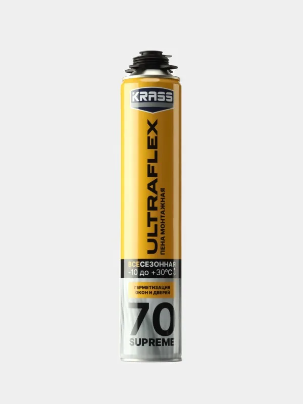 Пена монтажная всесезонная 890мл ULTRAFLEX PROF 70 L Supreme