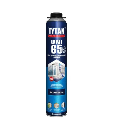 Пена монтажная Tytan Professional 65 UNI ПРОФИ ЗИМА 750мл 10933 (17026)
