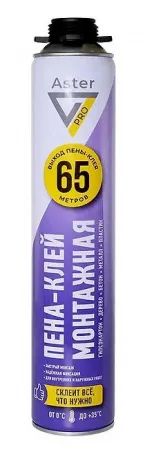 Клей-пена ASTER Professional 750мл 0552