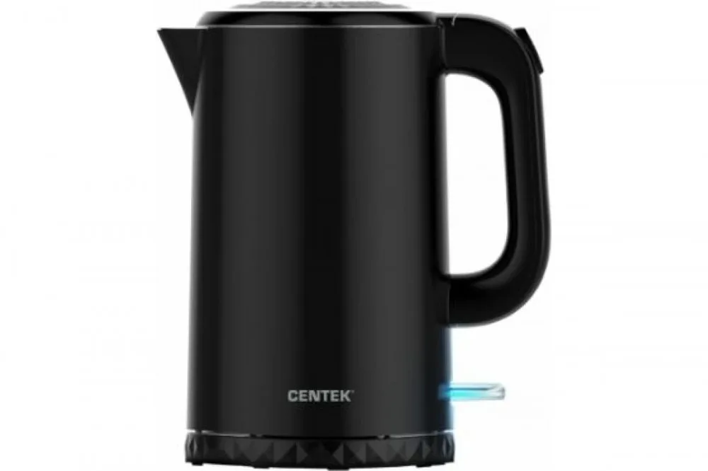 Чайник Centek CT-0020 Black металл 1,7л, 2200W