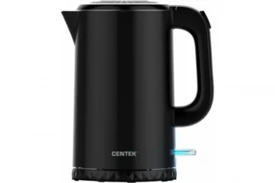 Чайник Centek CT-0020 Black металл 1,7л, 2200W