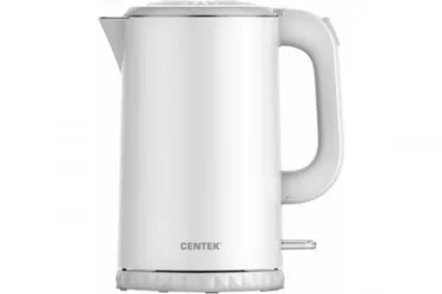 Чайник Centek CT-0020 Whit) металл 1,7л, 2200W