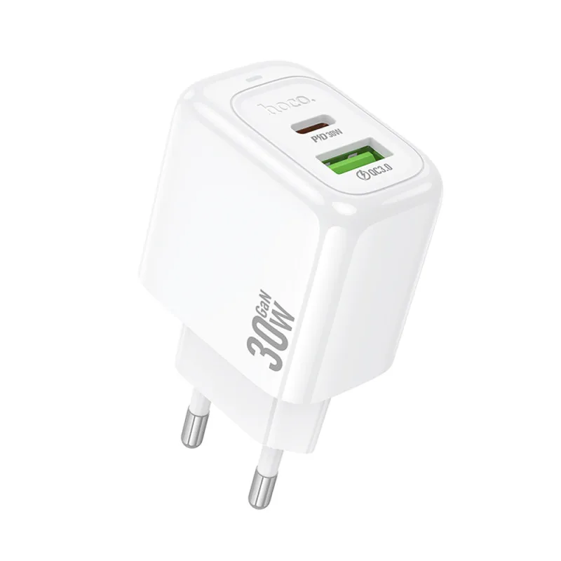 Зарядное устройство hoco CS55A, USB+C 30W, белый 916-271