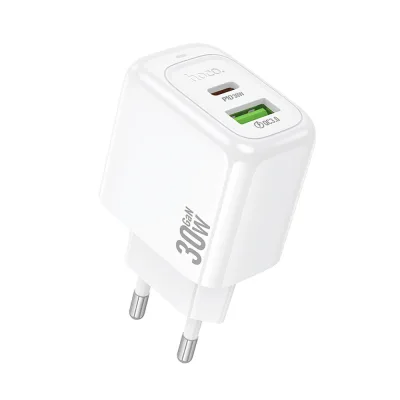 Зарядное устройство hoco CS55A, USB+C 30W, белый 916-271