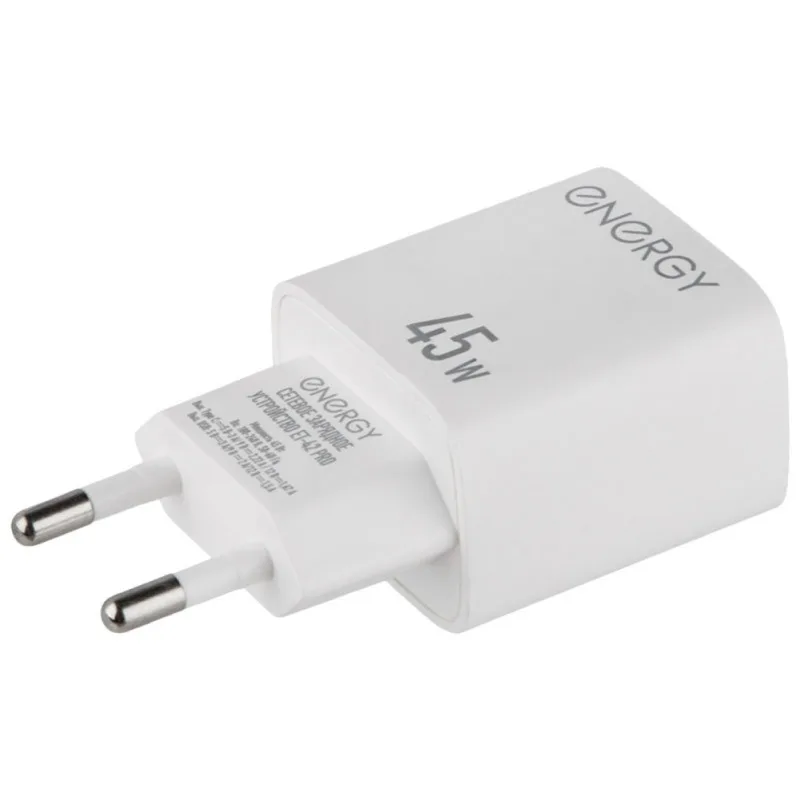 Сетевое зарядное устройство ENERGY ET-42 PRO, мощность 45 Вт арт. 109941 [50] СКРАП