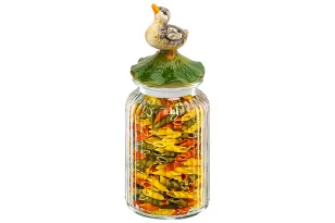 Банка для хранения "Уточка"1,35 л, с крышкой с силиконовым уплотнителем 340089
