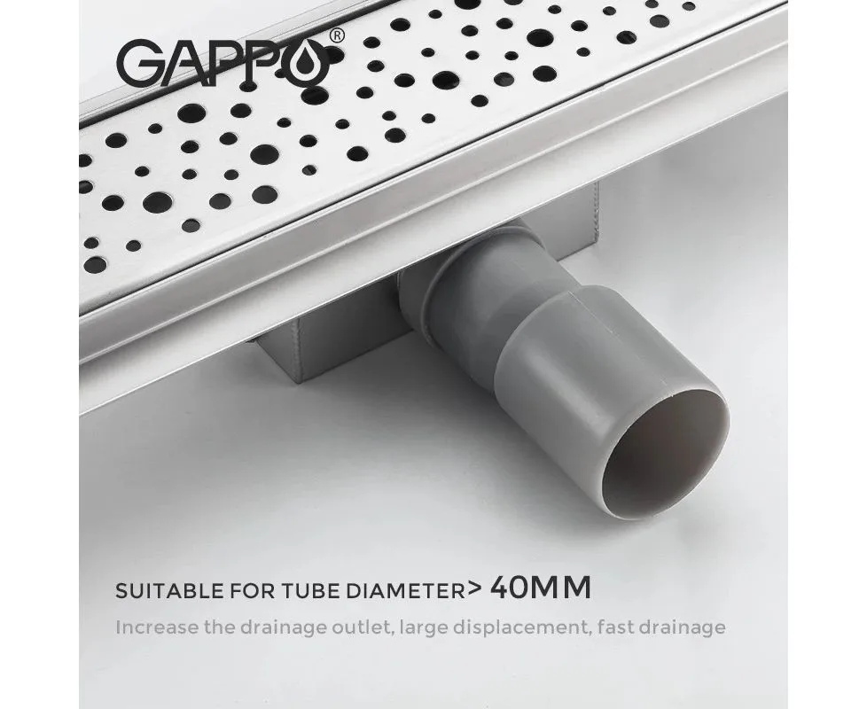 Трап душевой 70*500мм нерж GAPPO G85007-2