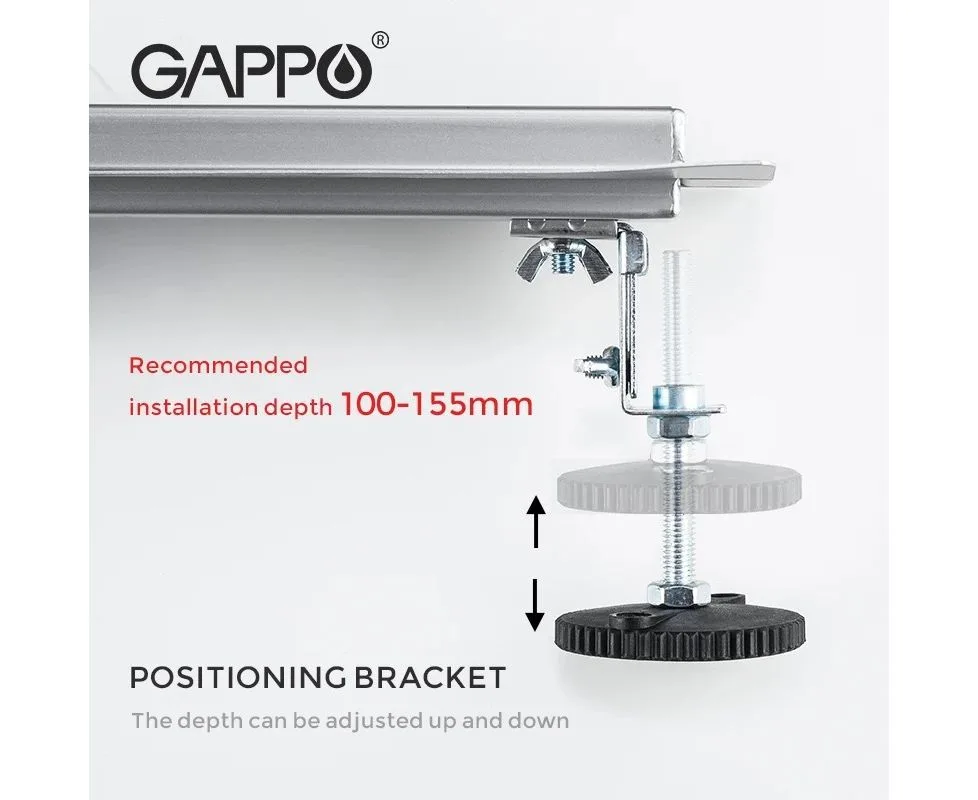 Трап душевой 70*500мм нерж GAPPO G85007-2