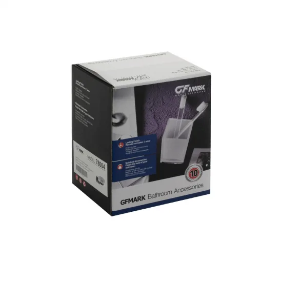 Стакан стеклянный с креплением к стене, ГРАФИТ GFmark 78005