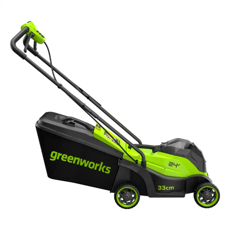 Газонокосилка акк. Greenworks GD24LM331 (024В, 33см, без АКБ/ЗУ) 2520607