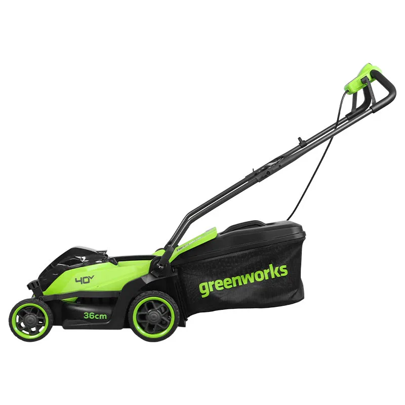 Газонокосилка аккумуляторная Greenworks GD40LM361 (40В, б/щ, 1 АКБ 5Ач и ЗУ) 2520807