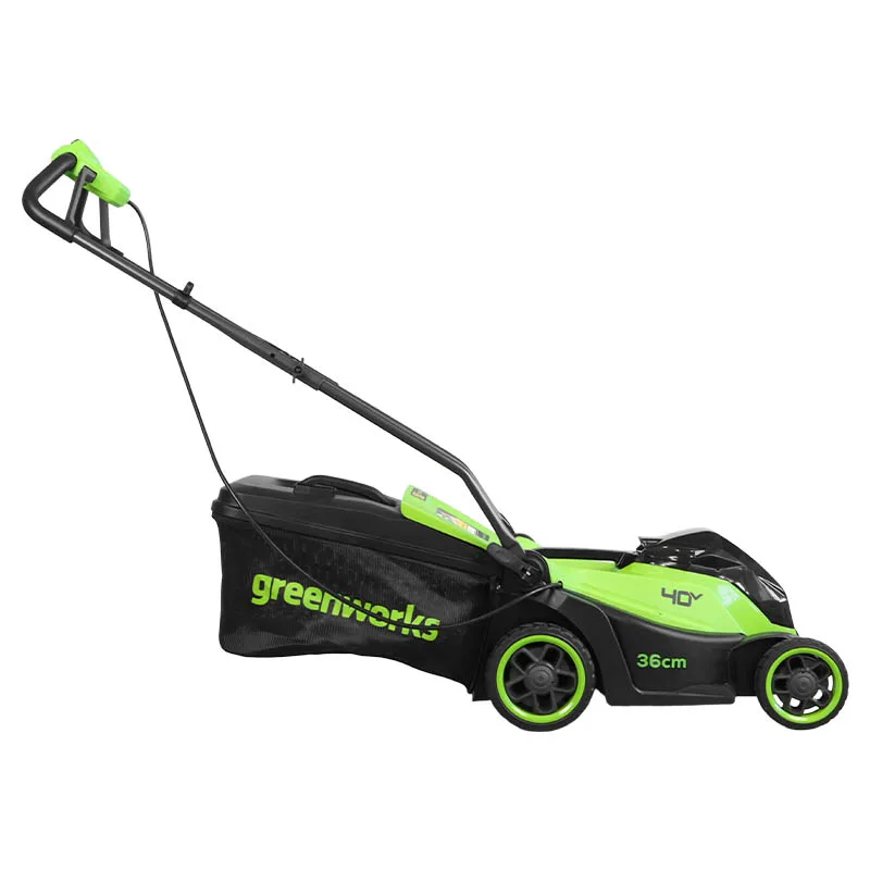 Газонокосилка аккумуляторная Greenworks GD40LM361 (40В, б/щ, 1 АКБ 5Ач и ЗУ) 2520807