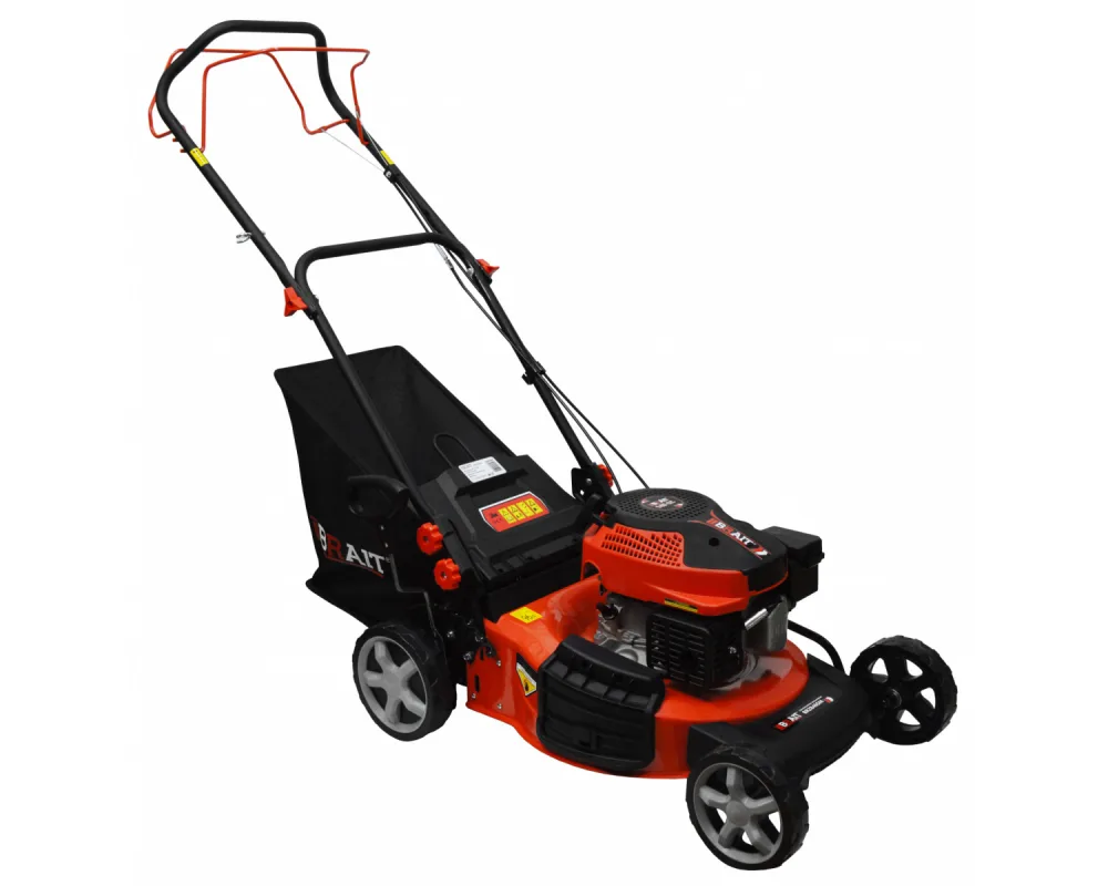 Газонокосилка бензиновая Brait BR2846SM (самоходная, 2,8 кВт, выс. 25-75мм, колес 7/8) 06.03.022.100