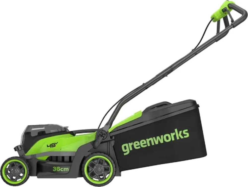 Газонокосилка аккум. Greenworks GD24X2LM361 (24V, бесщет,36см,с 2 АКБ,4Ач и ЗУ) 2520707UD