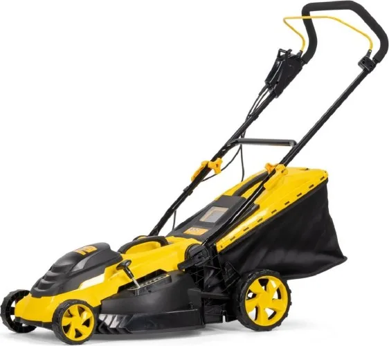 Газонокосилка эл. CHAMPION EM4118 (1,8 кВт пласт.+ткань травосб. 50л)