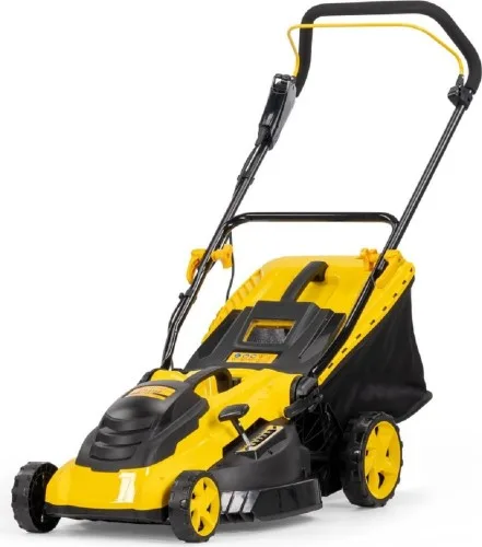 Газонокосилка эл. CHAMPION EM4118 (1,8 кВт пласт.+ткань травосб. 50л)
