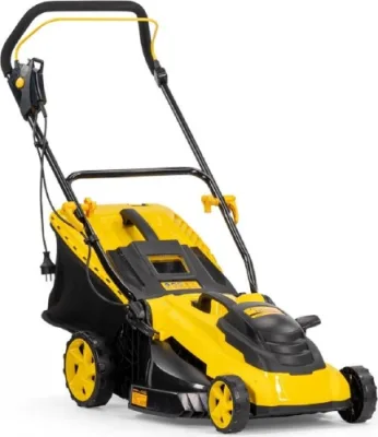 Газонокосилка эл. CHAMPION EM4118 (1,8 кВт пласт.+ткань травосб. 50л)