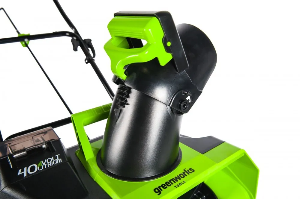 Снегоуборщик GREENWORKS GD40STK5 2600007UG (аккумуляторный, б/щ, 2л.с., 40В, АКБ 1*5Ач, ЗУ)