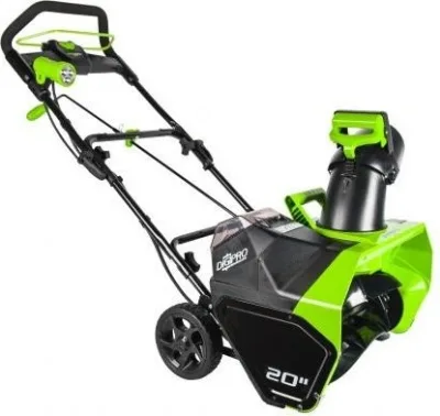 Снегоуборщик GREENWORKS GD40ST VT 2600007 (аккумуляторный, б/щ, 2л.с., 40В, БЕЗ АКБ и ЗУ)
