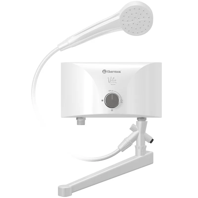 Водонагреватель проточный THERMEX Vetro 5500 combi