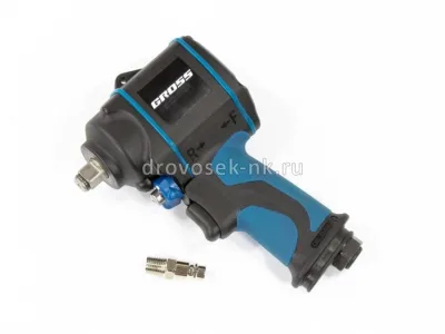 Гайковерт пневматический ударный G985 1/2" Twin Hammer, 610 Нм, 9000 об/мин, комп. Gross 57440