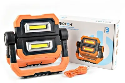 Фонарь-прожектор рабочий аккумуляторный светодиодный ФОТОН WPВ-7800 (20W)