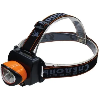 Фонарь налобный "СИБИРСКИЙ СЛЕДОПЫТ-Люминофор", 6 SMD LED, 3*АА PF-PFL-HL34