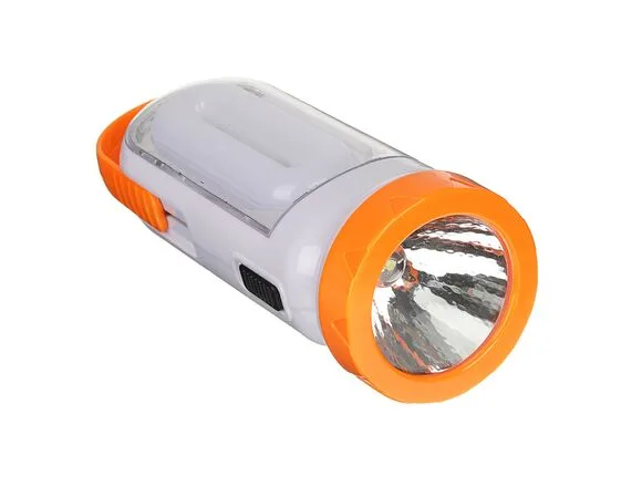 Фонарь аккумуляторный 2-в-1 ЕРМАК 17+0,5Вт LED