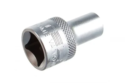Головка торцевая 8 мм 12-гранная CrV под квадрат 1/2" хром Stels 13647