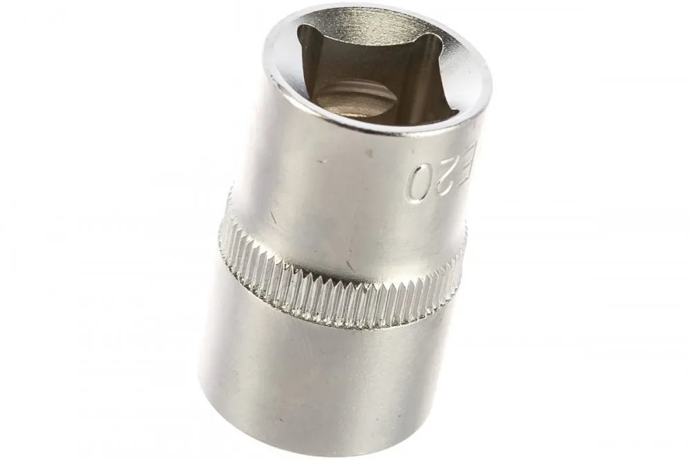 Головка торцовая ЗУБР "МАСТЕР"(1/2"),Cr-V,E-TORX, E20 27719-20