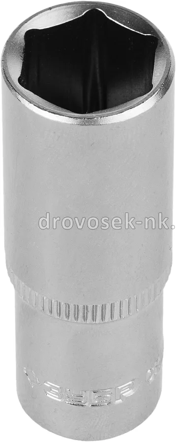 Головка торцовая удлиненная 1/4" 13мм Cr-V ЗУБР 27717-13