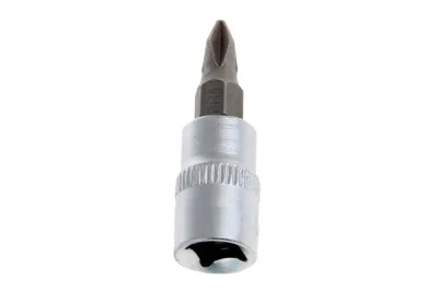 Головка с битой вставкой PH1, квадрат 1/4"", CrV// Stels 13816