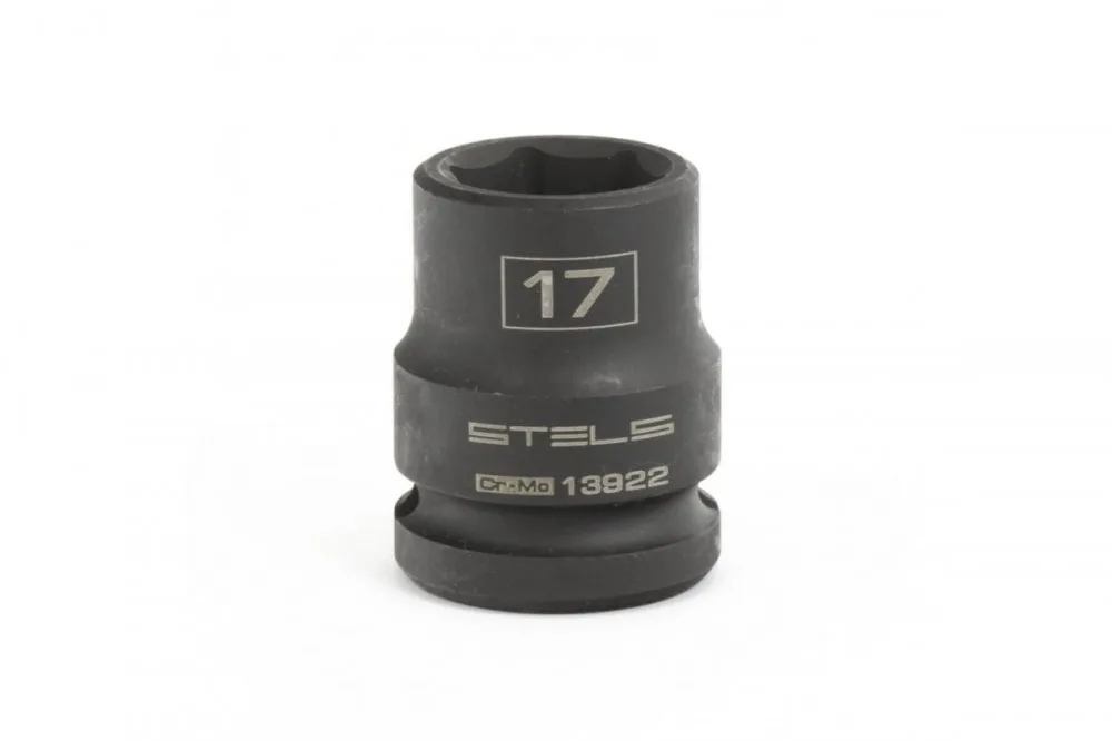 Головка ударная шестигранная 17мм 1/2" Stels 13922