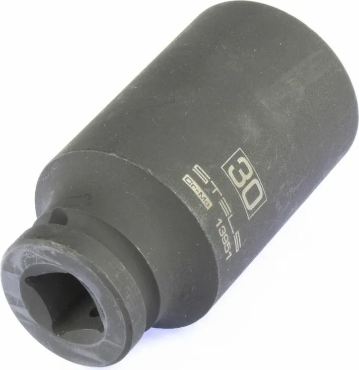 Головка ударная удлиненная 30мм 1/2" 6-гр CrMo STELS 13951