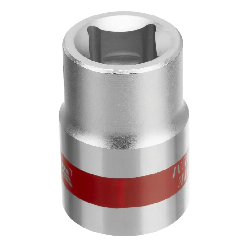 Головка торцевая 19мм 1/2" 6-гранная, CrV, под квадрат MATRIX 13119