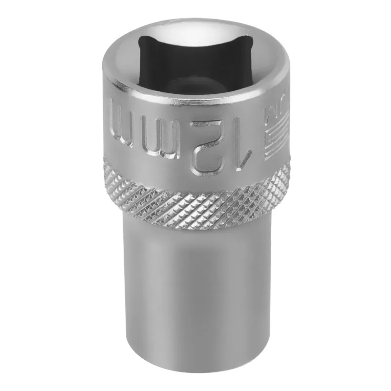 Головка торцевая удлиненная 12мм 1/2" 6-гран CrV под квадрат STELS 13845