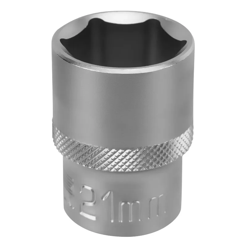 Головка торцевая 21мм 1/2" 6-гранная, CrV, под квадрат STELS 13832