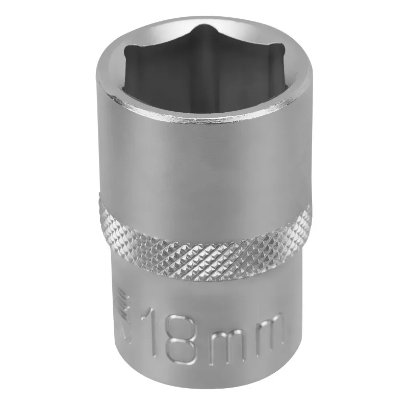 Головка торцевая 18мм, 6-гранная, CrV, под квадрат 1/2" STELS 13829