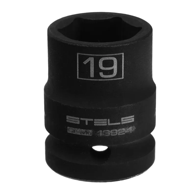 Головка ударная шестигранная 19мм 1/2" Stels 13924