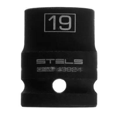 Головка ударная шестигранная 19мм 1/2" Stels 13924