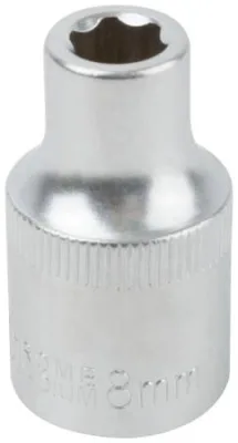 Головка торцевая 8мм 6-гранная 1/2" CrV FIT 62038