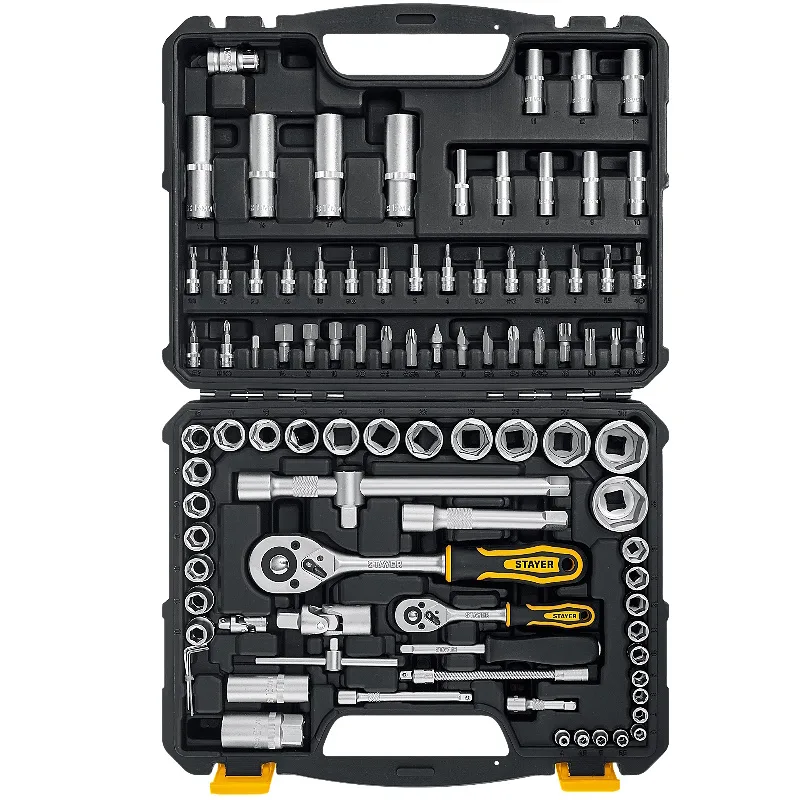 Набор инструмента универсальный 1/2", 1/4" (94пр) STAYER AUTO-94 27760-Н94