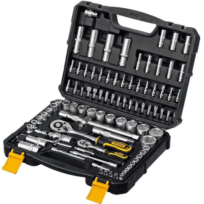 Набор инструмента универсальный 1/2", 1/4" (94пр) STAYER AUTO-94 27760-Н94