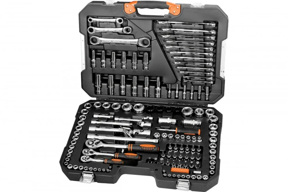 Набор инструментов 1/4"+3/8"+1/2" socket 150 Кратон TS-23 2 28 09 023
