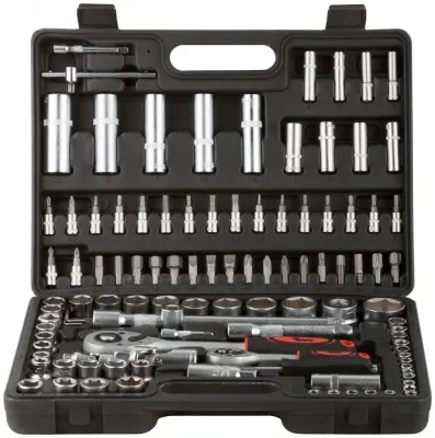 Набор инструментов для авто (108шт) CrV 1/2"+1/4" КУРС 65205